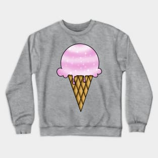 Galaxy Ice Cream - Strawberries and Cream Crewneck Sweatshirt